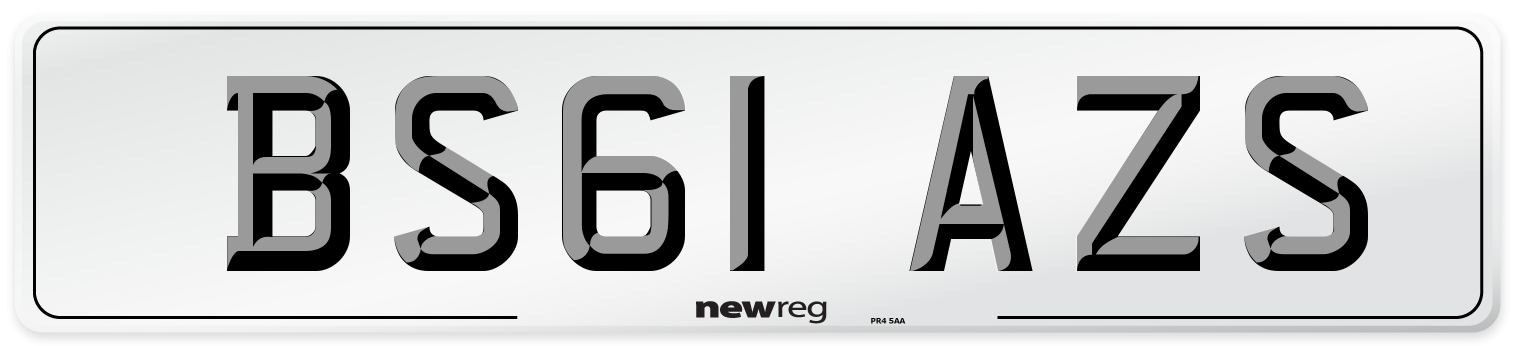 BS61 AZS Number Plate from New Reg